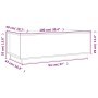 Couchtisch aus massivem Kiefernholz honigbraun 100x50x35 cm von vidaXL, Couchtisch - Ref: Foro24-813423, Preis: 82,03 €, Raba...