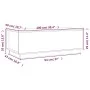 Couchtisch aus massivem Kiefernholz honigbraun 100x50x35 cm von vidaXL, Couchtisch - Ref: Foro24-813423, Preis: 82,03 €, Raba...