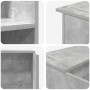 Mostrador de recepción gris hormigón 100x50x103,5 cm | Foro24.es | Tu tienda online para hogar, jardín y más Foro24.es