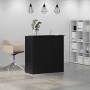 Mostrador de recepción roble negro 100x50x103,5 cm de , Escritorios - Ref: Foro24-3324161, Precio: 175,45 €, Descuento: %
