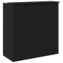 Mostrador de recepción roble negro 100x50x103,5 cm de , Escritorios - Ref: Foro24-3324161, Precio: 175,45 €, Descuento: %