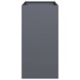 Jardinera acero gris antracita 40x80x80 cm de , Maceteros y jardineras - Ref: Foro24-860775, Precio: 119,51 €, Descuento: %