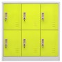 Locker cabinets 2 units of gray and green steel 90x45x92.5 cm by vidaXL, Lockers and storage cabinets - Ref: Foro24-3095234, ...
