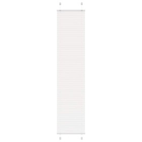 Estor Plisado blanco 45x200 cm Tela Ancho 44,4 cm Poliéster