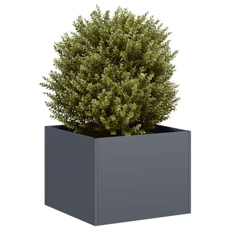 Jardinera acero gris antracita 40x40x30 cm | Foro24.es | Tu tienda online para hogar, jardín y más Foro24.es