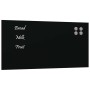 Pizarra magnética de pared vidrio templado negro 60x30 cm | Foro24.es | Tu tienda online para hogar, jardín y más Foro24.es