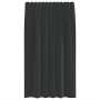 Cortinas de gasa con bolsillos para varillas 2 uds. negro | Foro24.es | Tu tienda online para hogar, jardín y más Foro24.es
