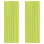 Cortinas de gasa con bolsillos para varillas 2 uds. verde | Foro24.es | Tu tienda online para hogar, jardín y más Foro24.es