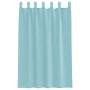 Cortinas de gasa con bolsillos para varillas 2 uds. turquesa | Foro24.es | Tu tienda online para hogar, jardín y más Foro24.es