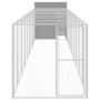 Gallinero y corral acero galvanizado gris claro 165x1067x181 cm de , Jaulas y habitáculos para animales pequeños - Ref: Foro2...