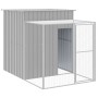 Gallinero y corral acero galvanizado gris claro 165x1067x181 cm de , Jaulas y habitáculos para animales pequeños - Ref: Foro2...