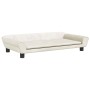 Cama para perros de terciopelo crema 100x50x21 cm de , Camas para perros - Ref: Foro24-172011, Precio: 104,14 €