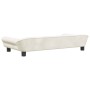 Cama para perros de terciopelo crema 100x50x21 cm de , Camas para perros - Ref: Foro24-172011, Precio: 104,14 €