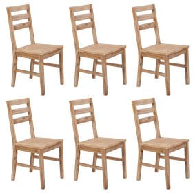 Sillas de comedor 6 unidades madera maciza de acacia de , Sillas de comedor - Ref: Foro24-276256, Precio: 499,31 €