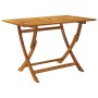 Set comedor de jardín plegable 7 piezas madera maciza de acacia de , Conjuntos de jardín - Ref: Foro24-3060194, Precio: 405,89 €