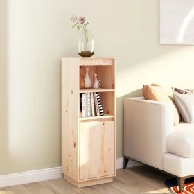 Aparador alto de madera maciza de pino 37x34x110 cm by vidaXL, Sideboards - Ref: Foro24-813515, Price: 67,18 €, Discount: %