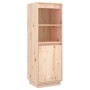 Aparador alto de madera maciza de pino 37x34x110 cm by vidaXL, Sideboards - Ref: Foro24-813515, Price: 68,12 €, Discount: %