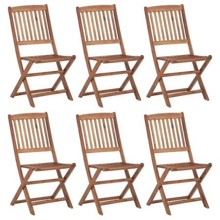 Sillas de jardín plegables 6 uds madera maciza de acacia de , Sillas de jardín - Ref: Foro24-3065522, Precio: 297,35 €, Descu...