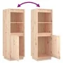 Hoher Massivholz-Pinienholz-Schrank 37x34x110 cm von vidaXL, Sideboards - Ref: Foro24-813515, Preis: 68,04 €, Rabatt: %