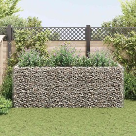 Arriate de gaviones de acero 270x90x100 cm de , Maceteros y jardineras - Ref: Foro24-142554, Precio: 163,87 €, Descuento: %
