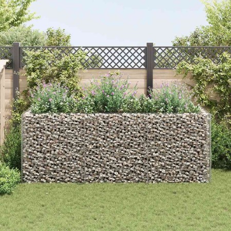 Arriate de gaviones de acero 270x90x100 cm de , Maceteros y jardineras - Ref: Foro24-142554, Precio: 163,87 €, Descuento: %