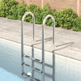 Escalera para piscina acero inoxidable 304 54x38x158 cm de , Escaleras y rampas de piscina - Ref: Foro24-93452, Precio: 156,4...