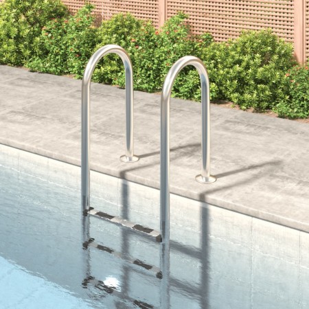 Escalera para piscina acero inoxidable 304 54x38x158 cm de , Escaleras y rampas de piscina - Ref: Foro24-93452, Precio: 156,4...