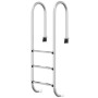Escalera para piscina acero inoxidable 304 54x38x158 cm de , Escaleras y rampas de piscina - Ref: Foro24-93452, Precio: 156,4...