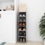 Mueble zapatero de ingeniería gris hormigón 27,5x27x102 cm | Foro24.es | Tu tienda online para hogar, jardín y más Foro24.es