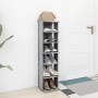 Mueble zapatero de ingeniería gris hormigón 27,5x27x102 cm | Foro24.es | Tu tienda online para hogar, jardín y más Foro24.es