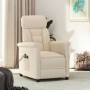 Sillón de masaje eléctrico microfibra beige de , Sillones de masaje eléctricos - Ref: Foro24-3124576, Precio: 238,29 €