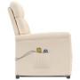 Sillón de masaje eléctrico microfibra beige de , Sillones de masaje eléctricos - Ref: Foro24-3124576, Precio: 238,29 €