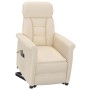 Sillón de masaje eléctrico microfibra beige de , Sillones de masaje eléctricos - Ref: Foro24-3124576, Precio: 238,29 €