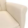 Sillón de masaje eléctrico microfibra beige de , Sillones de masaje eléctricos - Ref: Foro24-3124576, Precio: 238,29 €