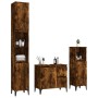 Set de muebles baño 3 pzas madera contrachapada roble ahumado de , Muebles de baño - Ref: Foro24-3185548, Precio: 209,00 €