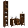 Set de muebles baño 3 pzas madera contrachapada roble ahumado de , Muebles de baño - Ref: Foro24-3185548, Precio: 209,00 €