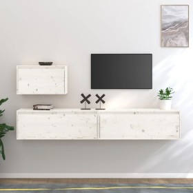 Set de muebles para TV 6 piezas madera contrachapada negro | Foro24.es | Tu tienda online para hogar, jardín y más Foro24.es