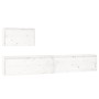 Muebles para TV 3 piezas madera maciza de pino blanco | Foro24.es | Tu tienda online para hogar, jardín y más Foro24.es