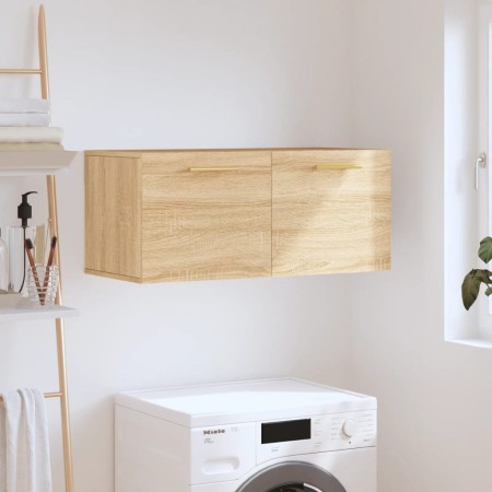 Armario de pared madera ingeniería roble Sonoma 80x36,5x35 cm de , Taquillas y armarios de almacenamiento - Ref: Foro24-83006...