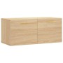 Armario de pared madera ingeniería roble Sonoma 80x36,5x35 cm de , Taquillas y armarios de almacenamiento - Ref: Foro24-83006...