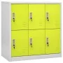 Locker cabinets 5 units of gray and green steel 90x45x92.5 cm by vidaXL, Lockers and storage cabinets - Ref: Foro24-3095238, ...