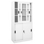 Armario de oficina puerta corredera acero blanco 90x40x180 cm | Foro24.es | Tu tienda online para hogar, jardín y más Foro24.es