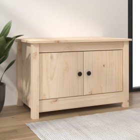Mueble zapatero de madera maciza de pino 70x38x45,5 cm de , Zapateros y organizadores de calzado - Ref: Foro24-813779, Precio...