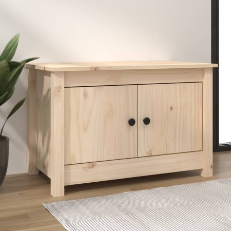 Mueble zapatero de madera maciza de pino 70x38x45,5 cm de , Zapateros y organizadores de calzado - Ref: Foro24-813779, Precio...