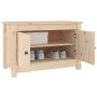 Mueble zapatero de madera maciza de pino 70x38x45,5 cm de , Zapateros y organizadores de calzado - Ref: Foro24-813779, Precio...
