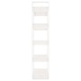 Estantería/divisor espacios madera maciza blanco 80x35x160 cm de , Librerías y estanterías - Ref: Foro24-813910, Precio: 102,...
