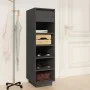 Massives Schuhregal aus grauer Kiefer, 30x34x105 cm. von vidaXL, Schuhregale und Schuhorganisatoren - Ref: Foro24-813557, Pre...