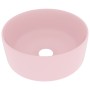 Lavabo de lujo redondo cerámica rosa mate 40x15 cm | Foro24.es | Tu tienda online para hogar, jardín y más Foro24.es