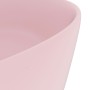 Lavabo de lujo redondo cerámica rosa mate 40x15 cm | Foro24.es | Tu tienda online para hogar, jardín y más Foro24.es