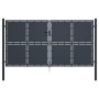 Puerta de jardín de acero gris antracita 300x200 cm de , Puertas de jardín - Ref: Foro24-144528, Precio: 698,01 €, Descuento: %